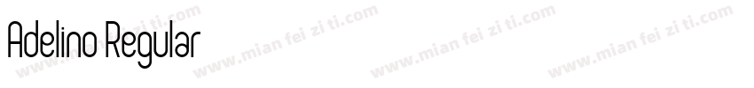 Adelino Regular字体转换